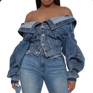 Women's Blue Denim Jean Jacket
